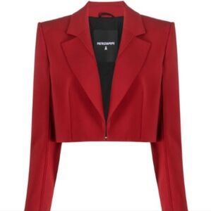 Crop blazer jacket